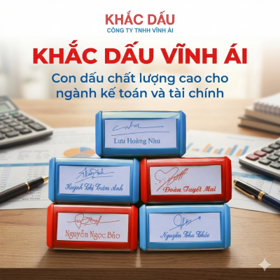 Khắc dấu Vĩnh Ái