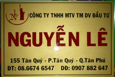 Biển đồng inox ăn mòn