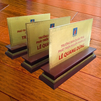 Biển Chức Danh Gỗ – Kim Loại