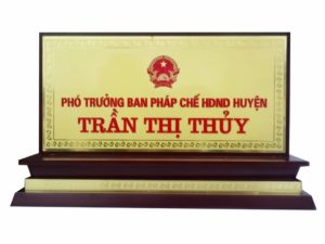 Biển Chức Danh Gỗ Đồng