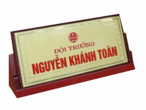 Biển Chức Danh Tam Giác