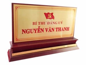 Biển Chức Danh Gỗ – Kim Loại