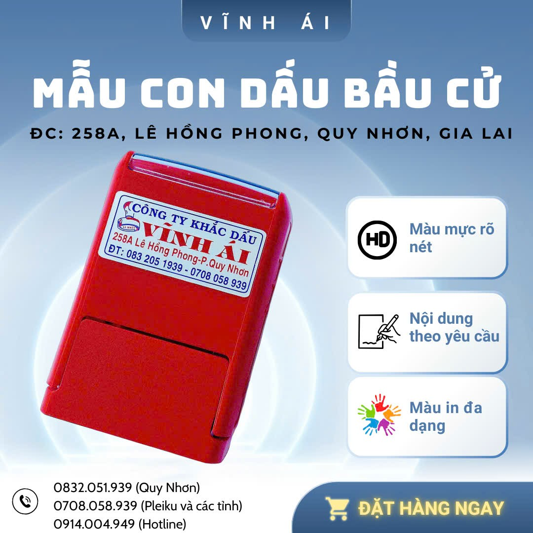 MẪU DẤU BẦU CỬ
